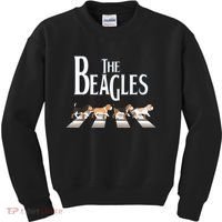 The Beagles Funny Dog Lover Abbey Road Kids Sweatshirt thumb 0