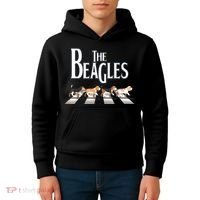 The Beagles Funny Dog Lover Abbey Road Kids Hoodie thumb 4