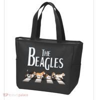 The Beagles Funny Dog Lover Abbey Road Tote Bag thumb 3