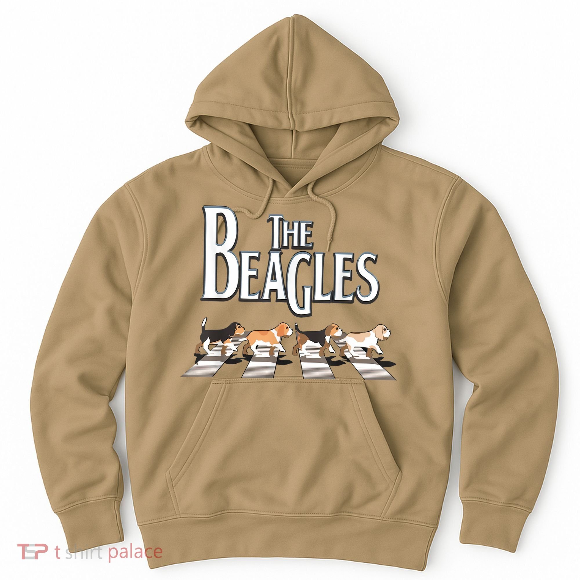 The Beagles Funny Dog Lover Abbey Road Hoodie