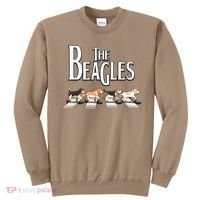 The Beagles Funny Dog Lover Abbey Road Sweatshirt thumb 0