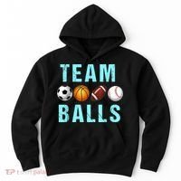 Team Balls Funny Team Boy Gender Reveal Hoodie thumb 0