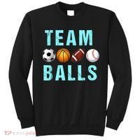 Team Balls Funny Team Boy Gender Reveal Sweatshirt thumb 0