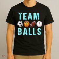 Team Balls Funny Team Boy Gender Reveal T-Shirt thumb 3