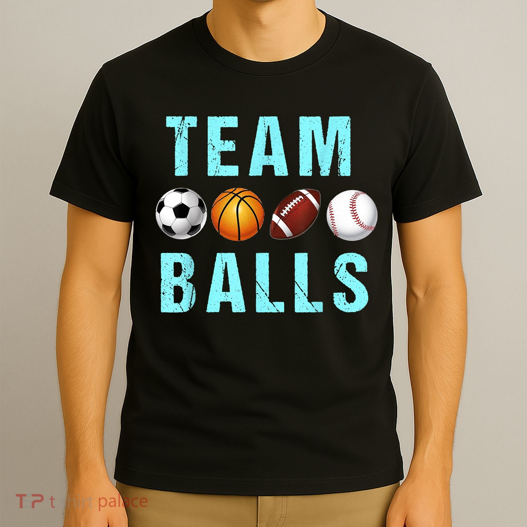 Team Balls Funny Team Boy Gender Reveal T-Shirt