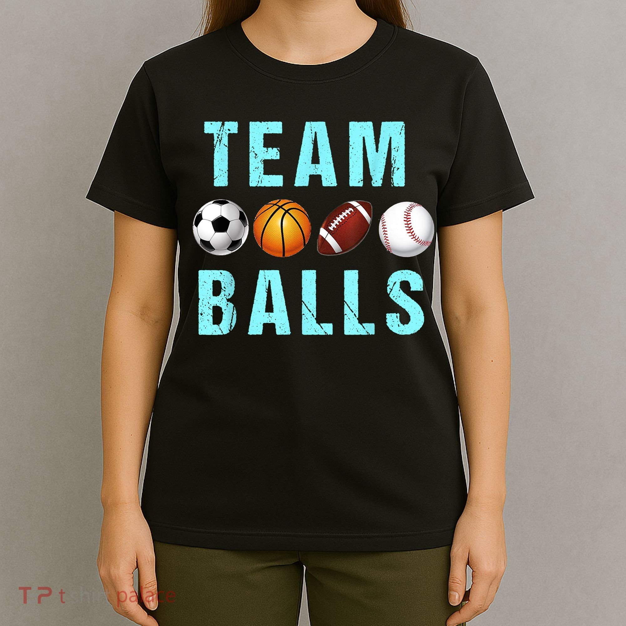Team Balls Funny Team Boy Gender Reveal T-Shirt