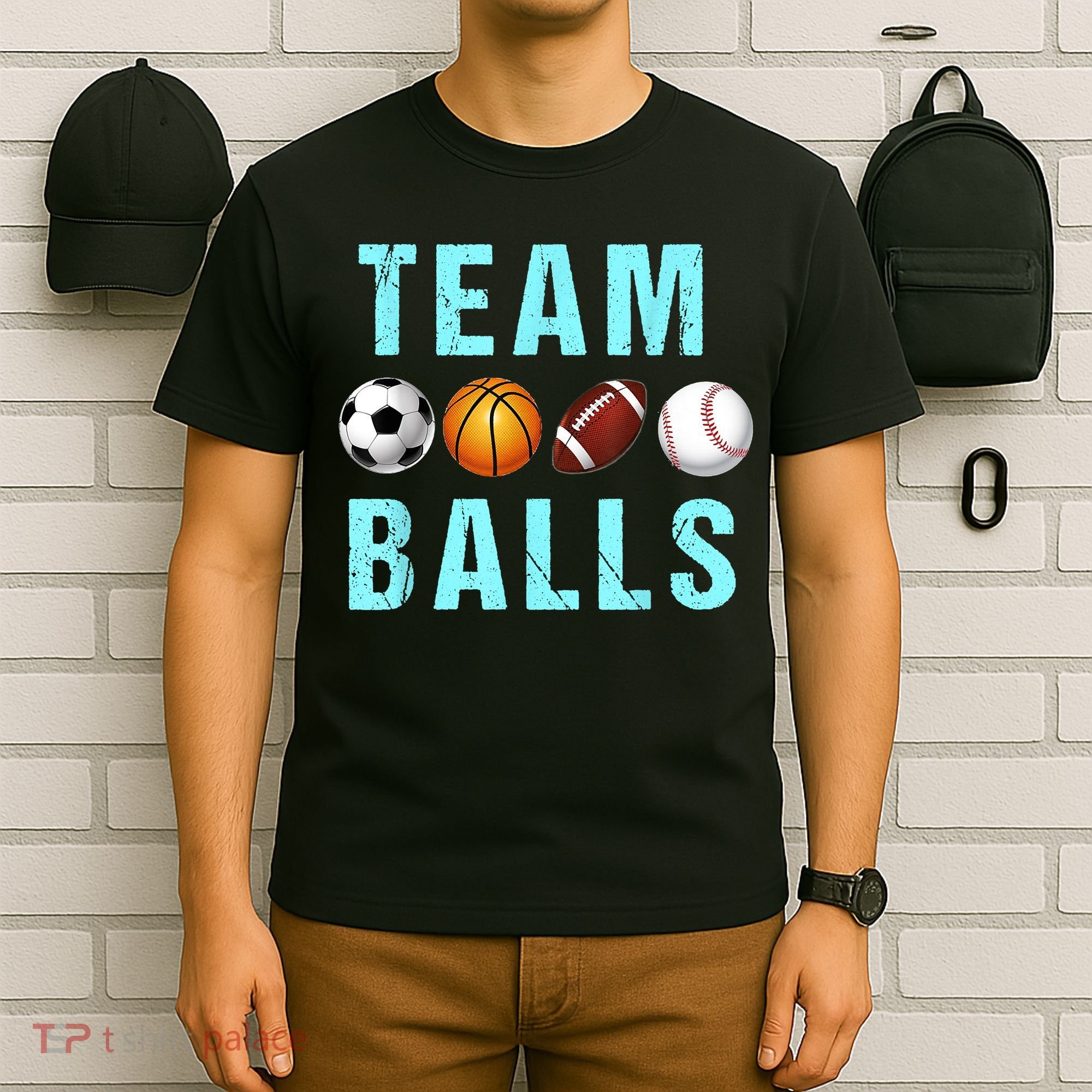 Team Balls Funny Team Boy Gender Reveal T-Shirt