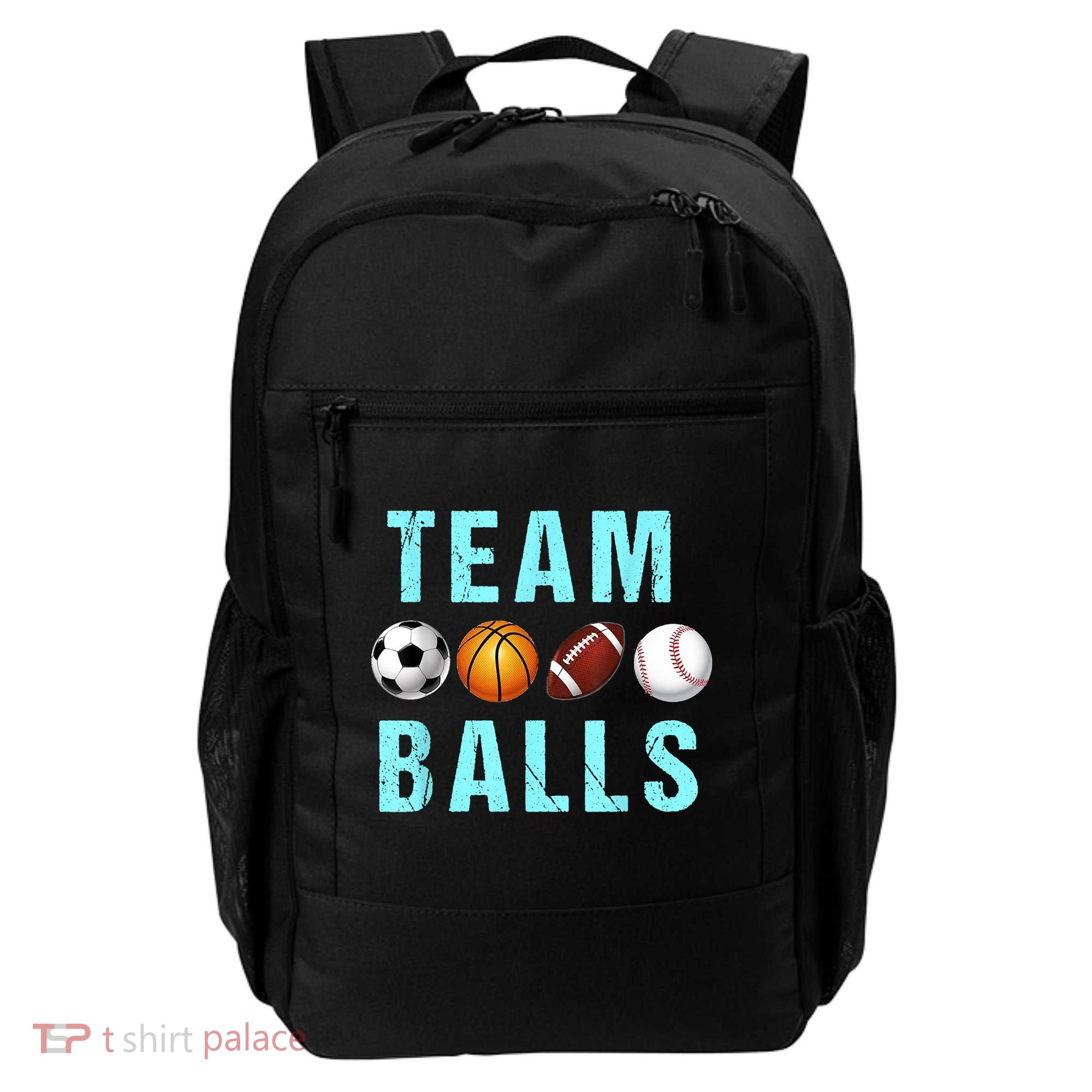 Team Balls Funny Team Boy Gender Reveal Backpack