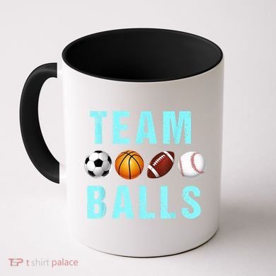Team Balls Funny Team Boy Gender Reveal Coffee Mug