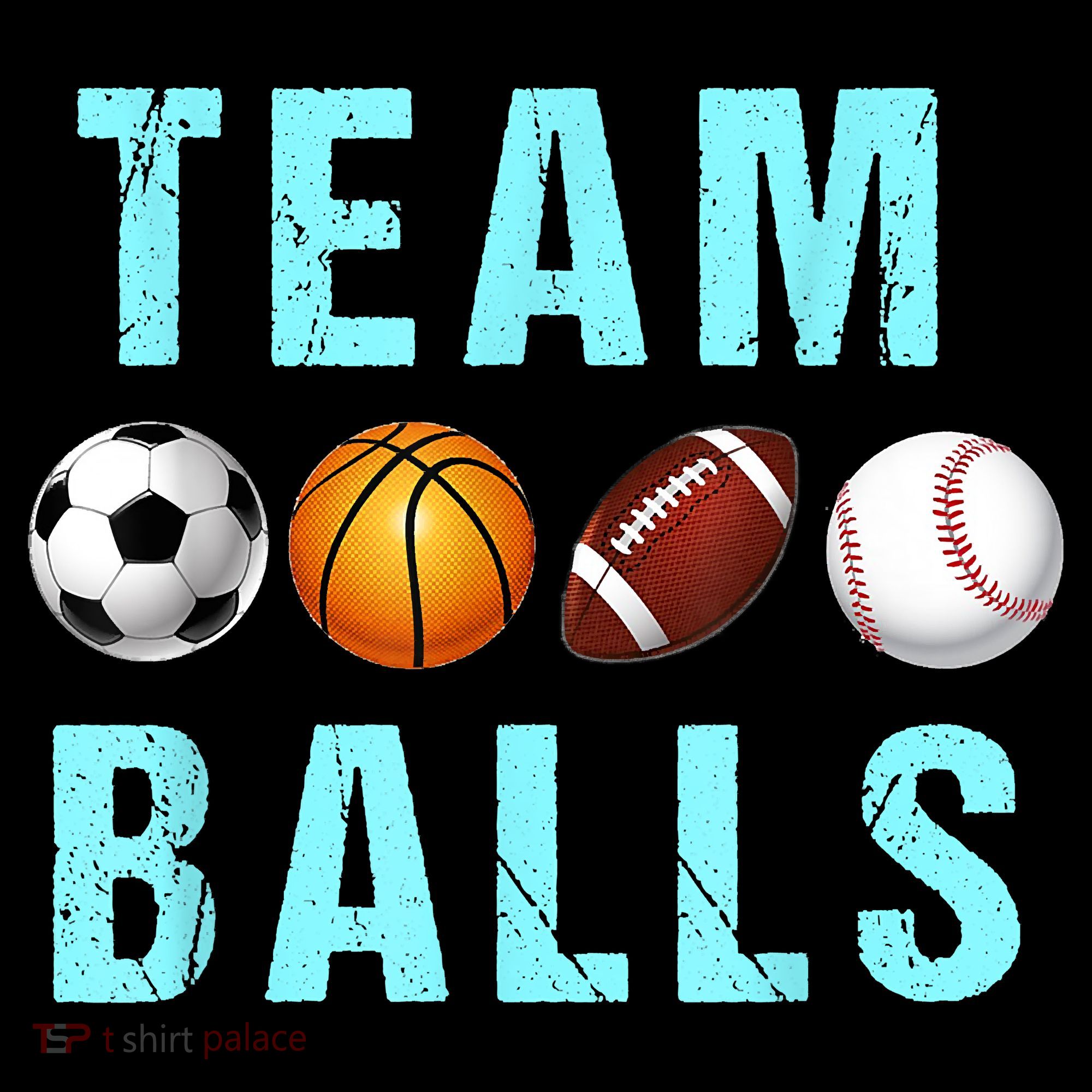 Team Balls Funny Team Boy Gender Reveal Women's Hoodie