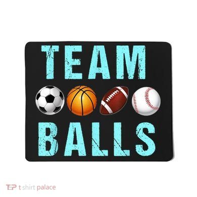 Team Balls Funny Team Boy Gender Reveal Mousepad