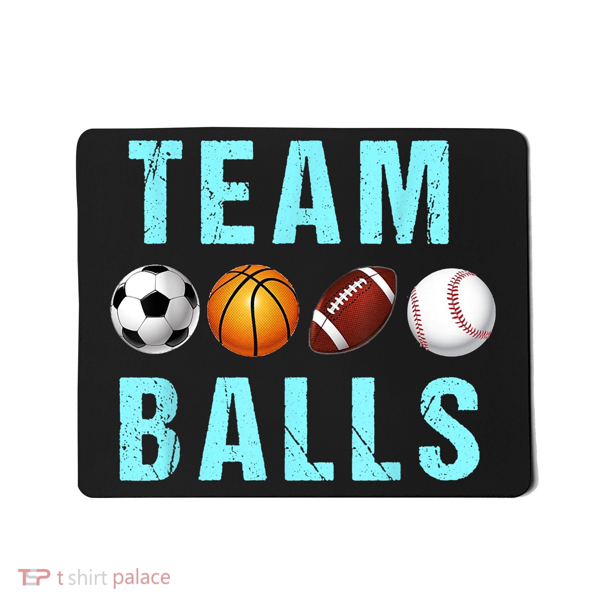 Team Balls Funny Team Boy Gender Reveal Mousepad