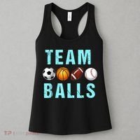 Team Balls Funny Team Boy Gender Reveal Women's Tank Top thumb 3