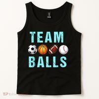 Team Balls Funny Team Boy Gender Reveal Tank Top thumb 2