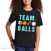 Team Balls Funny Team Boy Gender Reveal Kids T-Shirt thumb 2