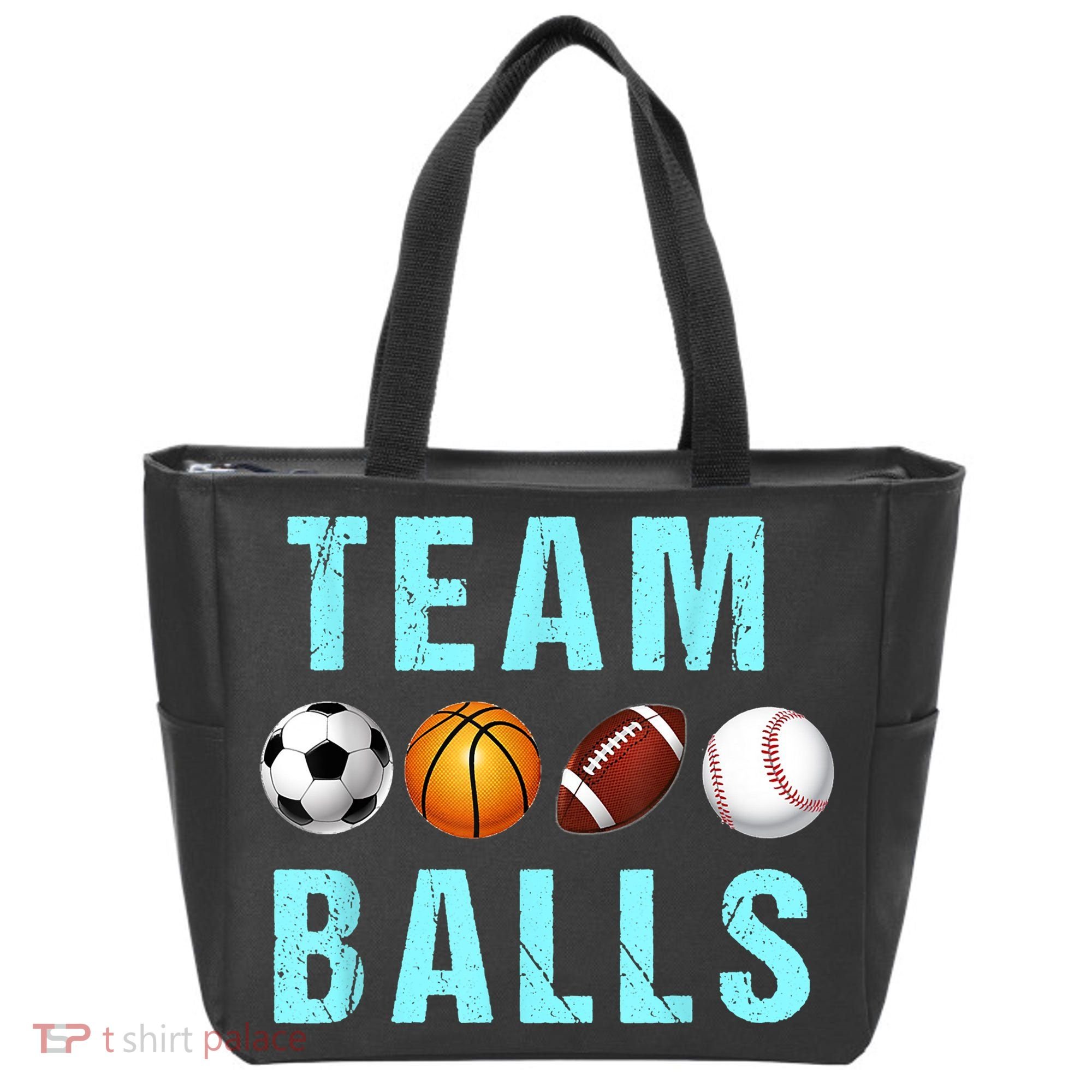 Team Balls Funny Team Boy Gender Reveal Tote Bag