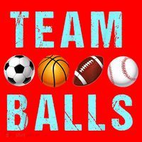 Team Balls Funny Team Boy Gender Reveal Santa Hat thumb 1