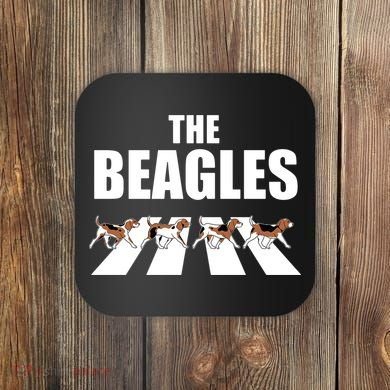 The Beagles Funny Beagle Dog Coaster