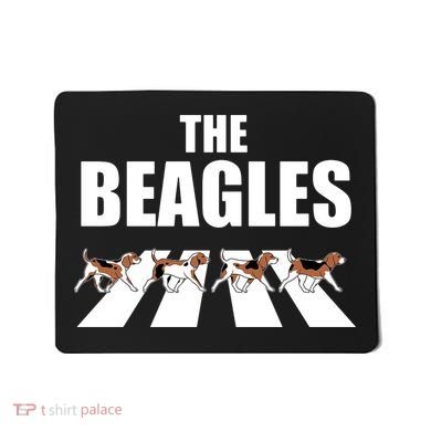 The Beagles Funny Beagle Dog Mousepad