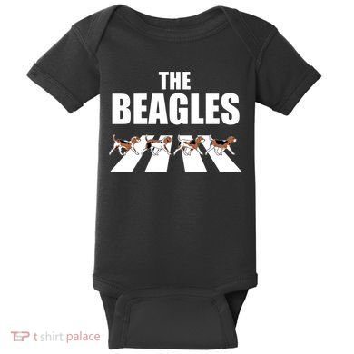 The Beagles Funny Beagle Dog Baby Bodysuit
