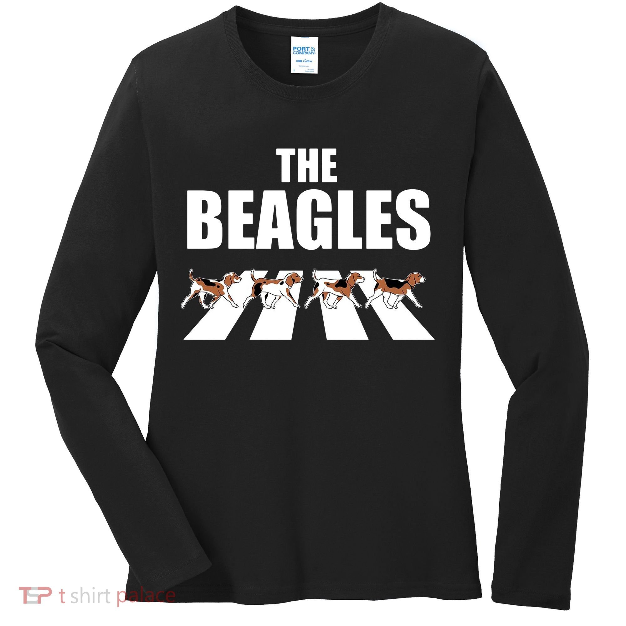 The Beagles Funny Beagle Dog Women's Long Sleeve Shirt
