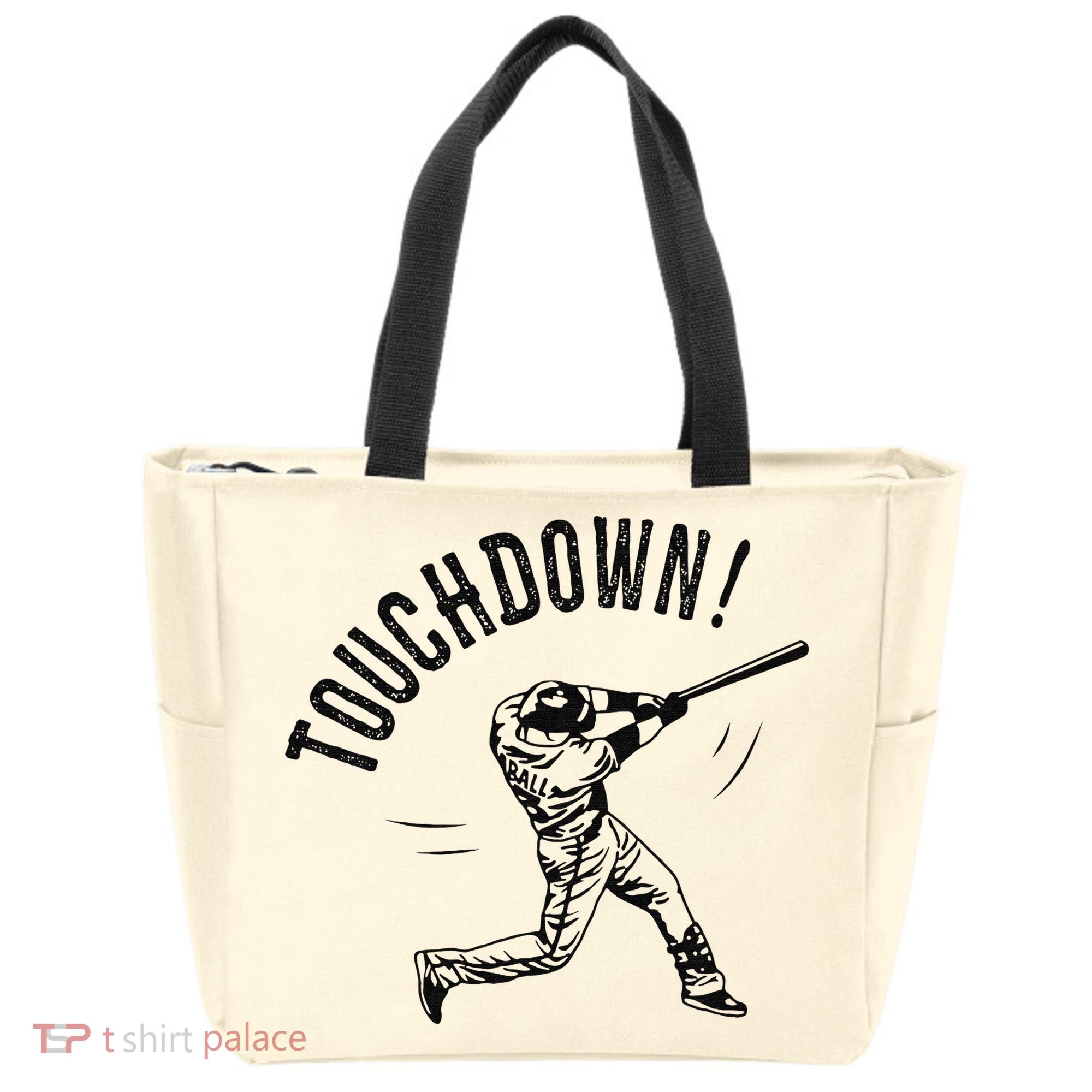 Touchdown Baseball Funny Football Joke Tote Bag
