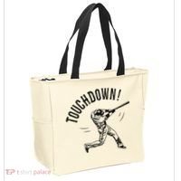 Touchdown Baseball Funny Football Joke Tote Bag thumb 2
