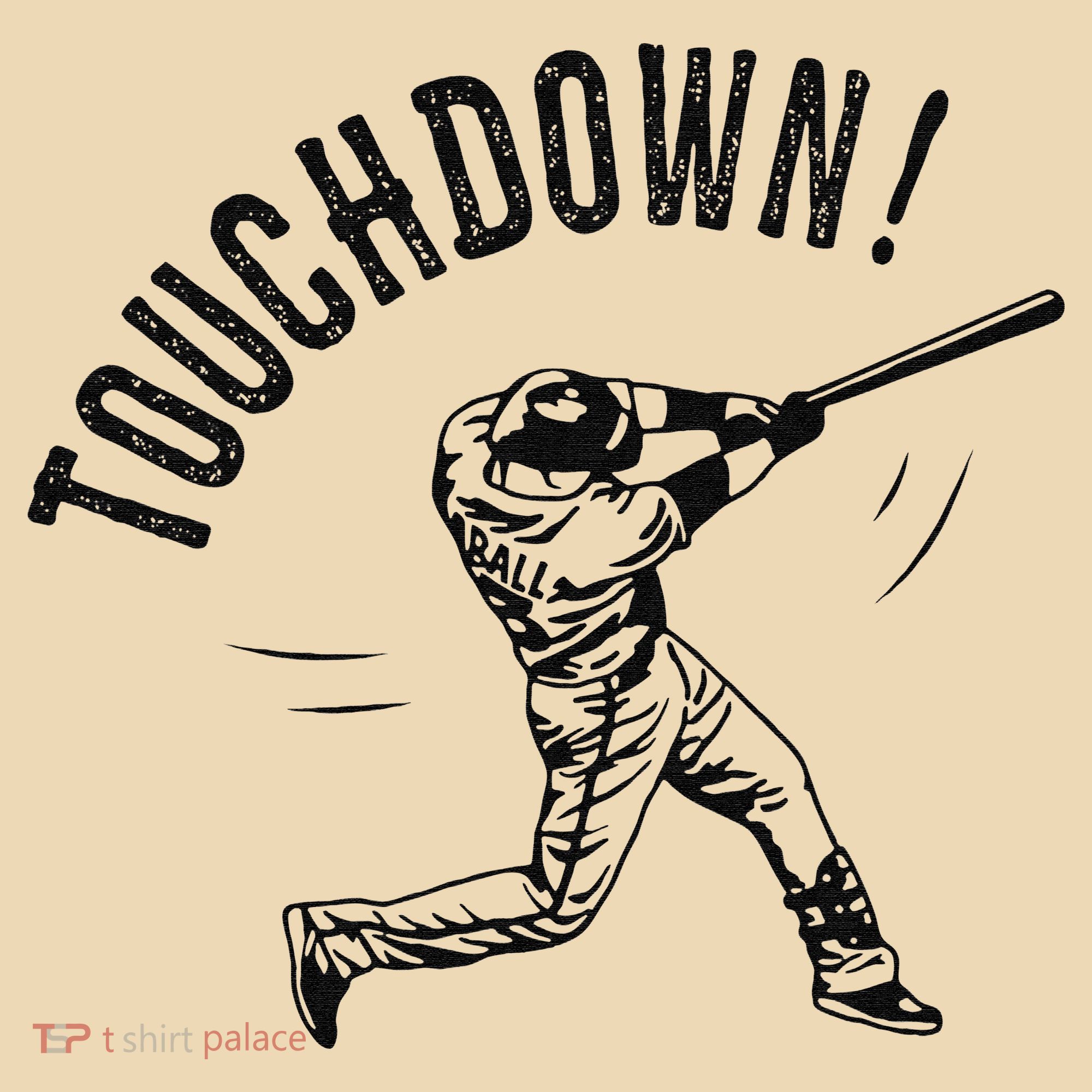 Touchdown Baseball Funny Football Joke Tote Bag