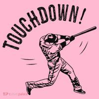 Touchdown Baseball Funny Football Joke Coaster thumb 2