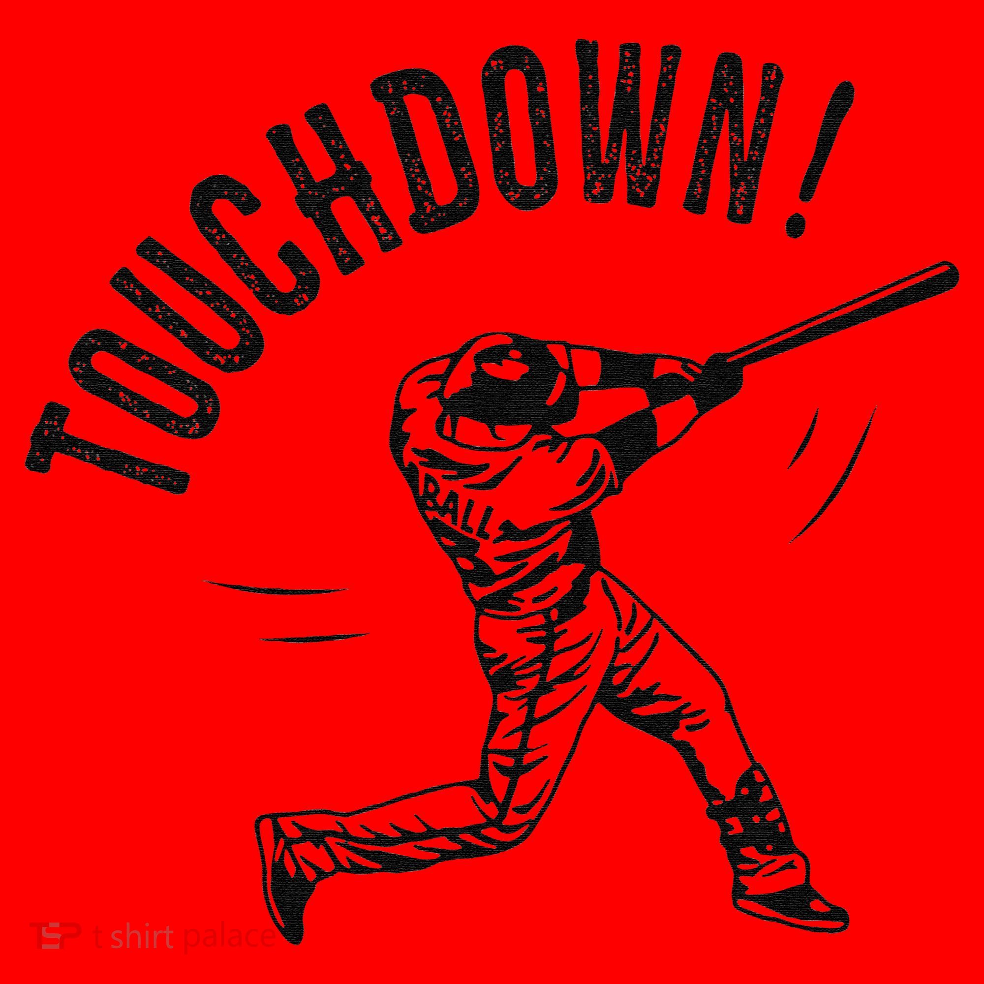 Touchdown Baseball Funny Football Joke Santa Hat