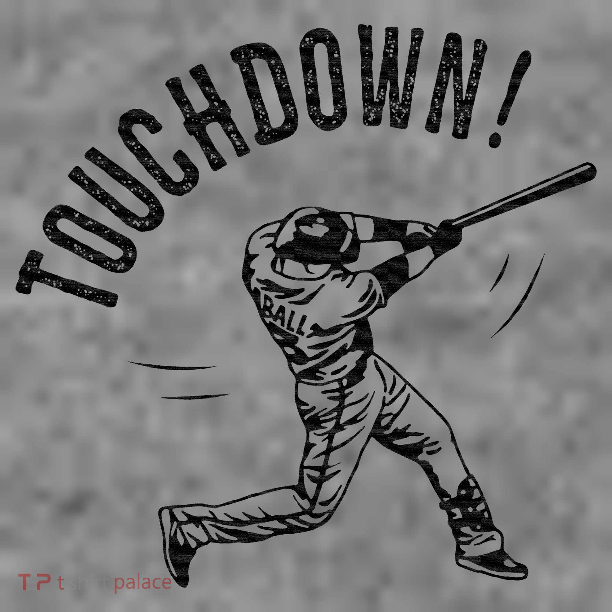 Touchdown Baseball Funny Football Joke Toddler Hoodie