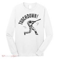 Touchdown Baseball Funny Football Joke Long Sleeve Shirt thumb 0