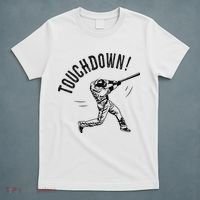 Touchdown Baseball Funny Football Joke T-Shirt thumb 5