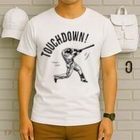 Touchdown Baseball Funny Football Joke T-Shirt thumb 6