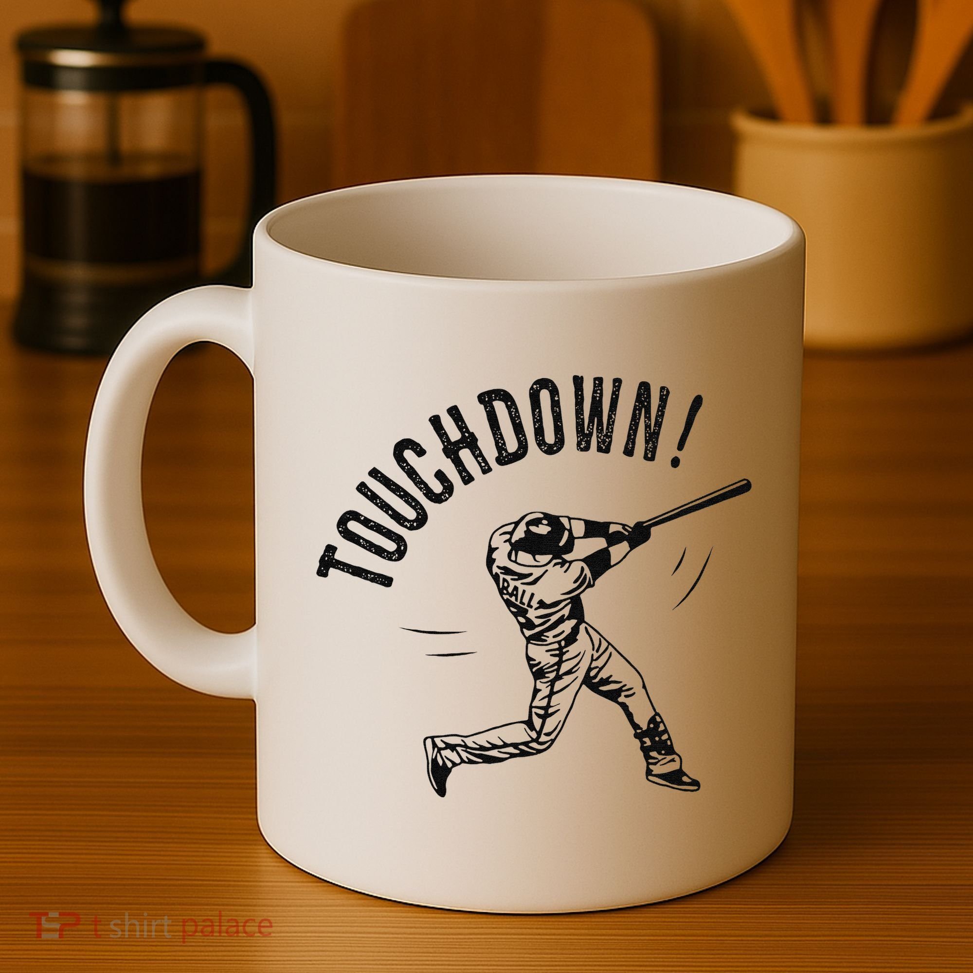 Touchdown Baseball Funny Football Joke Coffee Mug