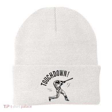 Touchdown Baseball Funny Football Joke Beanie