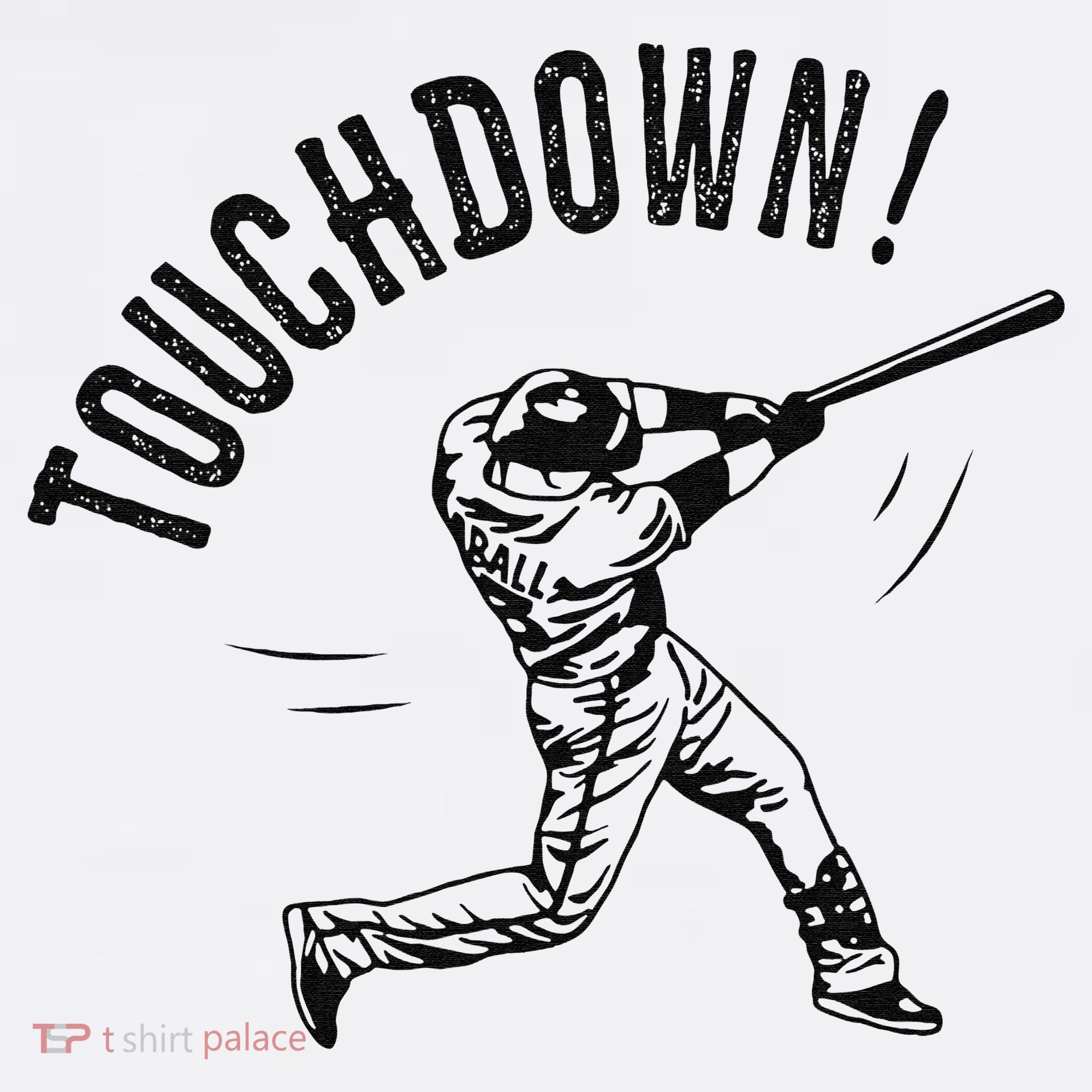 Touchdown Baseball Funny Football Joke Women's Hoodie