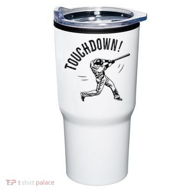 Touchdown Baseball Funny Football Joke Tumbler