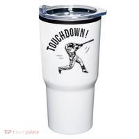 Touchdown Baseball Funny Football Joke Tumbler thumb 0