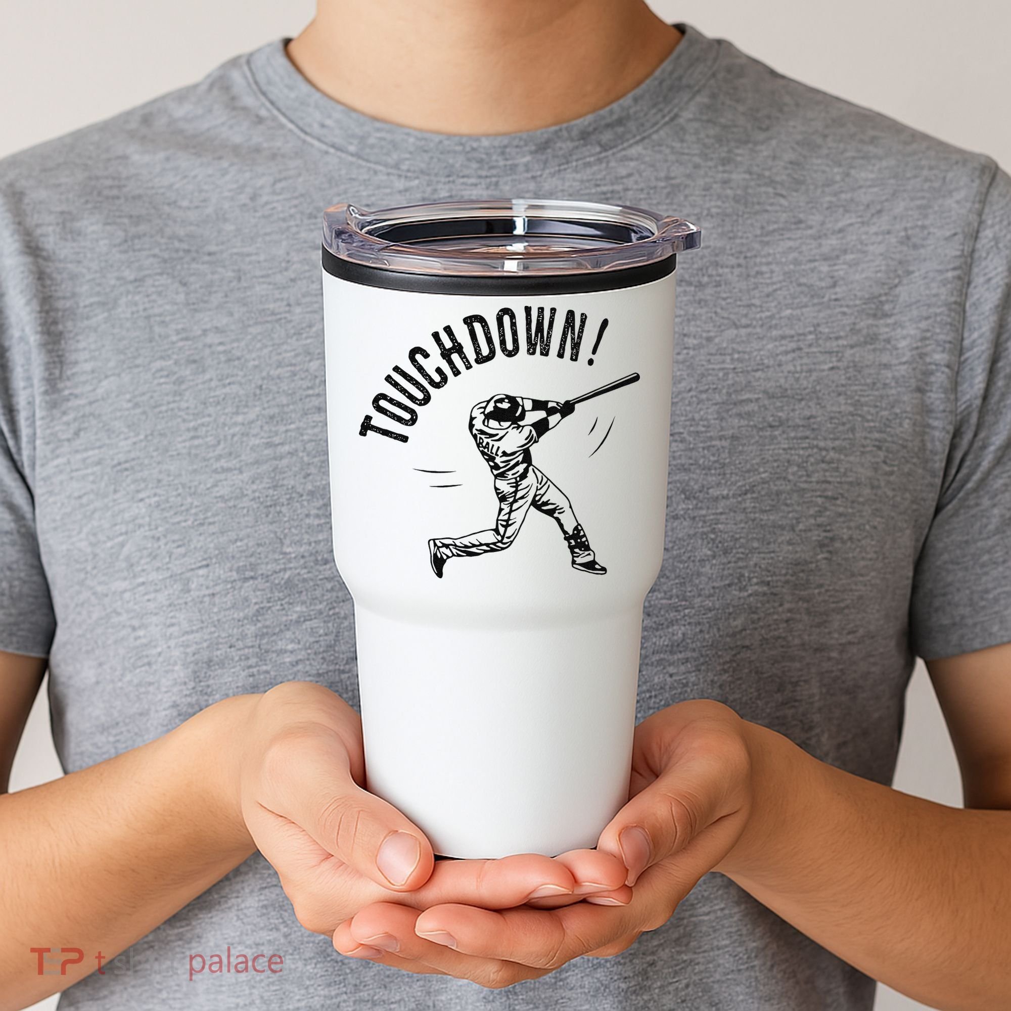 Touchdown Baseball Funny Football Joke Tumbler