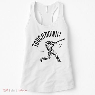 Touchdown Baseball Funny Football Joke Women's Tank Top