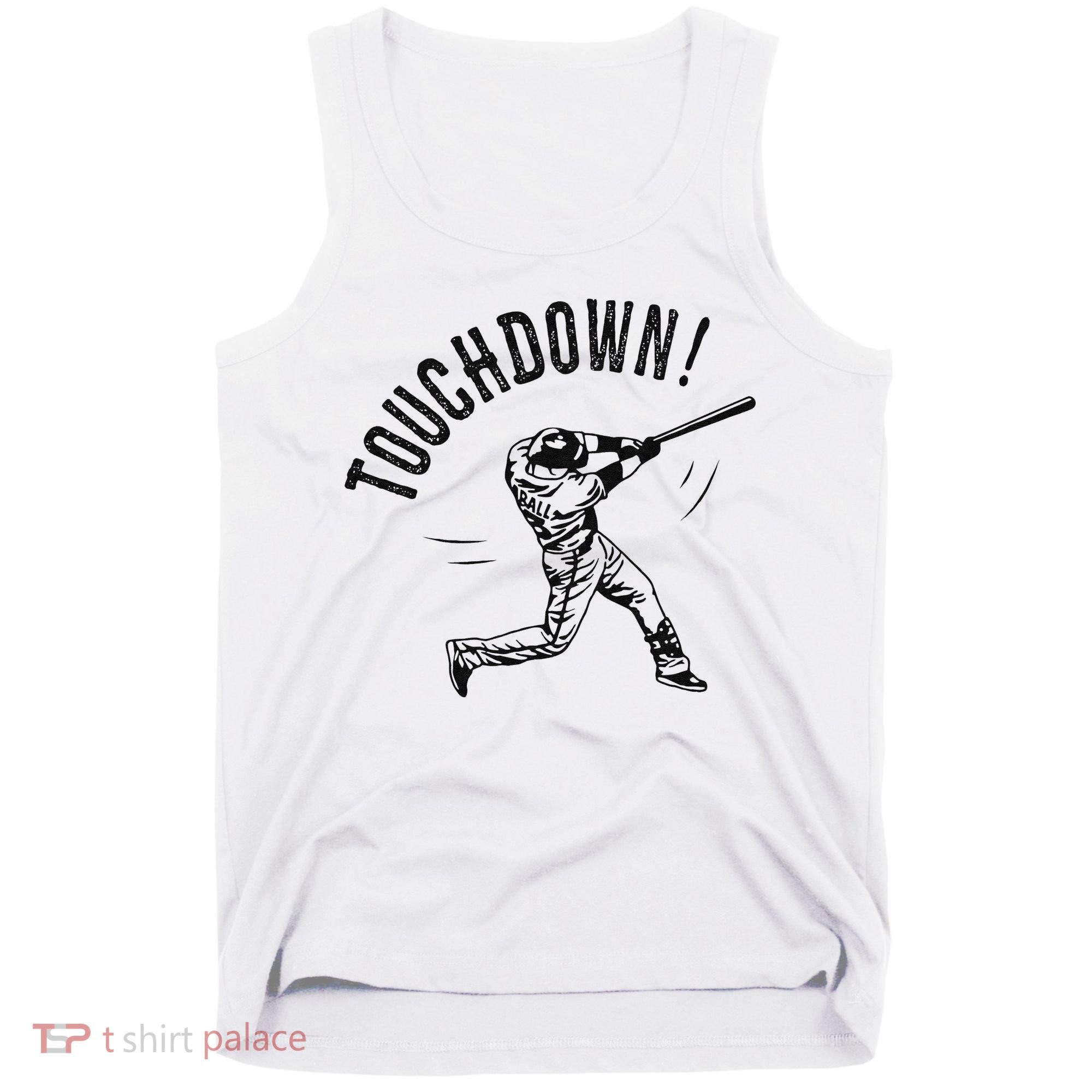 Touchdown Baseball Funny Football Joke Tank Top