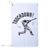 Touchdown Baseball Funny Football Joke Golf Towel thumb 0