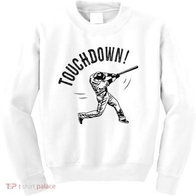 Touchdown Baseball Funny Football Joke Kids Sweatshirt