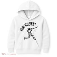 Touchdown Baseball Funny Football Joke Kids Hoodie thumb 0