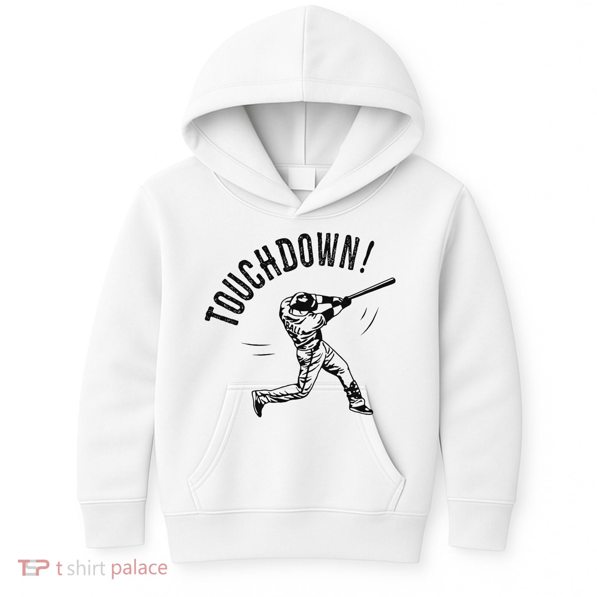 Touchdown Baseball Funny Football Joke Kids Hoodie