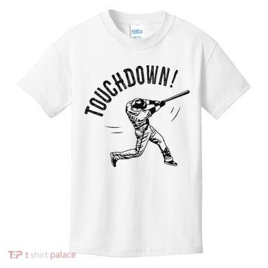 Touchdown Baseball Funny Football Joke Kids T-Shirt
