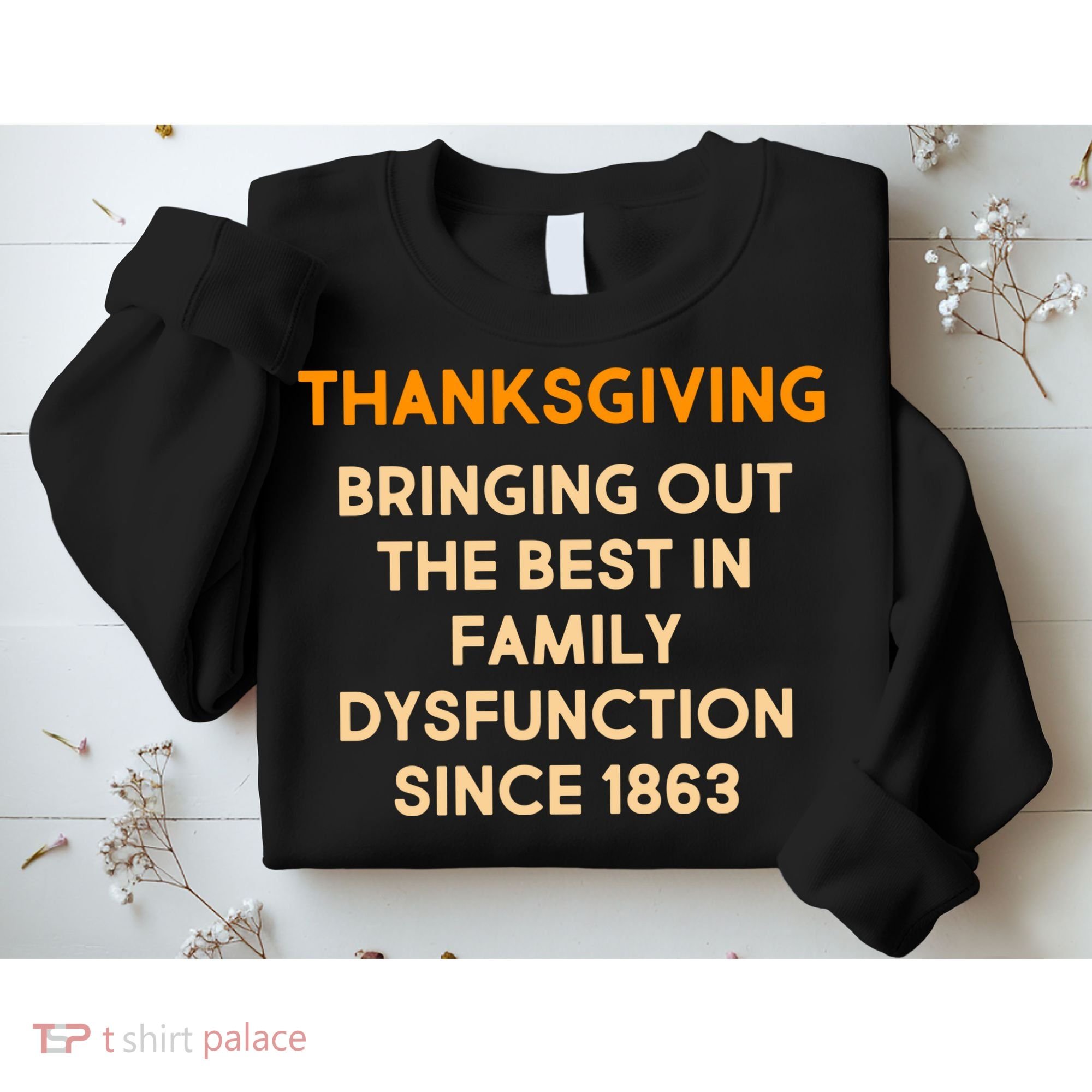 Thanksgiving Bringing Family Dysfunction Since 1863 Sweatshirt