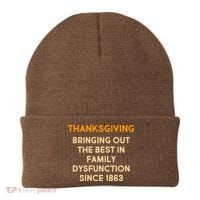 Thanksgiving Bringing Family Dysfunction Since 1863 Beanie thumb 0