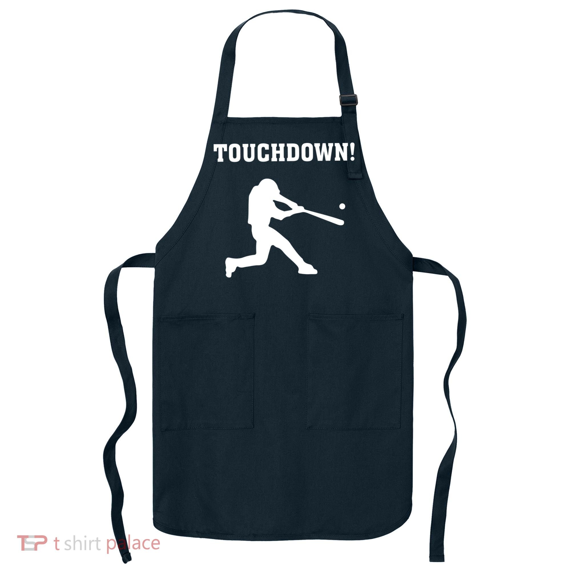 Touchdown Baseball - Funny Baseball Football Sports Apron